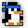 Blue Karate Penguin